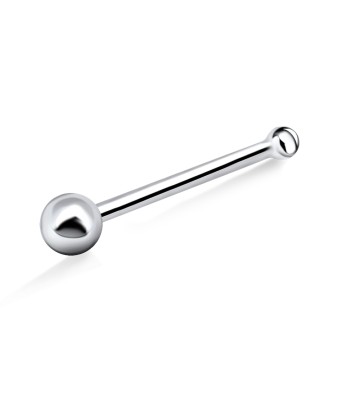 1.8mm Ball Silver Bone Nose Stud NSKD-845